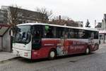 Bus Aue / Bus Erzgebirge: MAN ÜL (ERZ-VB 555) der RVE (Regionalverkehr Erzgebirge GmbH), aufgenommen im Dezember 2018 im Stadtgebiet von Aue (Sachsen).