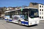 Bus Aue / Bus Erzgebirge: MAN ÜL (ASZ-BV 54) der RVE (Regionalverkehr Erzgebirge GmbH), aufgenommen im März 2019 im Stadtgebiet von Aue (Sachsen).