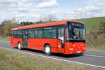 Bus Rheinland-Pfalz: Mercedes-Benz Conecto (KH-RH 678) der Rudolf Herz GmbH & Co. KG, aufgenommen im März 2021 in der Nähe von Sienhachenbach, einer Ortsgemeinde im Landkreis Birkenfeld.