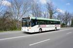 Bus Aue / Bus Erzgebirge: Mercedes-Benz O 407 (ERZ-RV 388) der RVE (Regionalverkehr Erzgebirge GmbH), aufgenommen im April 2022 im Stadtgebiet von Aue (Sachsen).