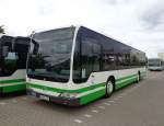 Der PM-E 233 vom Typ MB O 530 II Citaro Ü in Bad Belzig, Seedoche am 08.05.14 