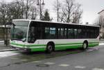 PM-E 292 vom Typ MB O 530 Ü auf Linie 588 am Bad Belziger Busbahnhof, 3.2.15