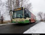 Der einzigste Mercedes-Benz Citaro  der VBBr am Segelflugplatz in Mtzow auf Linie F .