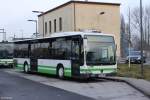 21.01.2015 Wagen 214 der VGBelzig, ein Mercedes Citaro II Ü, pausiert am Brandenburger ZOB.