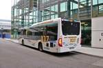 Autobus Sippel Mercedes Benz Citaro 2 RMV Linie X17 am 17.10.19 am Flughafen Frankfurt am Main 