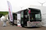 Mercedes Citaro C2 Ü Euro 6  Wöhrle ,  20 Jahre KVV  und Tag der offenen Tür bei den VBK, Karlsruhe 25.04.2015