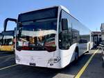 MB C2 G Ü hybrid '11739' für PostAuto Regie Delemont am 1.10.21 bei Interbus Kerzers.