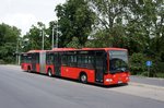 Bus Worms / Verkehrsverbund Rhein-Neckar: Mercedes-Benz Citaro GÜ der Rheinpfalzbus GmbH, aufgenommen im Juni 2016 am Hauptbahnhof in Worms.