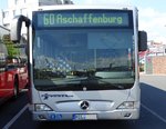 Omnibus Vogel Mercedes Benz Citaro C1 Facelift Ü am 01.08.16 in Aschaffenburg