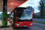 Mai 2015 - Wagen 12 von URB (Citaro C2LE) beim Tanken in Brandenburg, Hohenstücken.