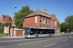 Mercedes-Benz Citaro C2 LE Ü vom Omnibusbetrieb & Reisebüro Lorenz GmbH / Nessetal - Reisen, aufgenommen im Mai 2016 am Zentralen Omnibusbahnhof in Gotha.