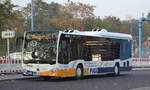 PVGS Personenverkehrsgesellschaft Altmarkkreis Salzwedel mbH mit einem MB O530 Citaro 2 LE Ü Wagen 212 als Linie 4 pausierend Magdeburg ZOB am 24.10.19