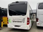 Heckansicht eines neuen MB C2 LE Ü hybrid für Autolinee Bleniesi am 11.11.20 bei Evobus in Winterthur.