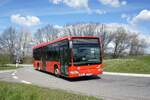 Bus Rheinland-Pfalz / Verkehrsverbund Rhein-Neckar: Mercedes-Benz Citaro LE Ü (MZ-DB 6008) der DB Regio Bus Mitte GmbH, aufgenommen im April 2023 in Sembach, einer Ortsgemeinde im Landkreis Kaiserslautern.