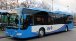 EVB Linienbus im neuen Design. Tostedt, 05.01.2012