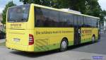 Mercedes-Benz O550 II Integro, Wagennummer 327, der Uckermärkischen Verkehrsgesellschaft mbH, 2011 beim ZOB Prenzlau.