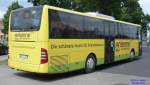 Mercedes-Benz O550 II Integro, Wagennummer 327, der Uckermärkischen Verkehrsgesellschaft mbH, 2011 beim ZOB Prenzlau.