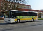 VTF Verkehrsbetriebe Teltow-Fläming mit einem MB Integro, TF-VG 102. Busse in Teltow-Stadt im April 2016.