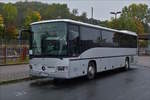 . Mercedes Benz Integro am Bahnhof von Westerburg. 02.10.2017 