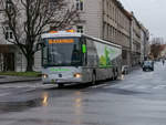 Graz. Am 06.03.2020 fuhr der Bücherbus über die
Radezkystraße, hier kurz vor der Radezkybrücke. 