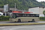 Mercedes-Benz O 550 (Integro) von Postbus (PT-12434) als Schienenersatzverkehr für die Karwendelbahn in Innsbruck in Anfahrt auf die Haltestelle Westbahnhof.