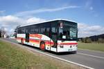 Bus Rheinland-Pfalz: Mercedes-Benz Integro (BIR-WR 94) vom Omnibusbetrieb Westrich Reisen GmbH, aufgenommen im März 2021 in Veitsrodt, einer Ortsgemeinde im Landkreis Birkenfeld.
