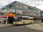 Graz. Der Postbus BD 13489 ist einer der letzten sandquarz-metallic Integro im Standort Graz. Den Bus konnte ich am 20.08.2022 als Linie 500 in der Münzgrabenstraße fotografieren.