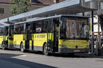 Mercedes-Benz Integro der Montafonerbahn (BZ-MBS73) am Bhf. Bludenz. Aufgenommen 28.7.2026.