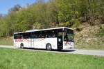 Bus Rheinland-Pfalz: Mercedes-Benz Intouro (BIR-WR 87) vom Omnibusbetrieb Westrich Reisen GmbH, aufgenommen im April 2022 in der Nähe von Herrstein, einer Ortsgemeinde im Landkreis Birkenfeld.