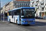 OW 180EP, Mercedes Benz Intouro, von den Burgenland Verkehrsbetriebe, in Wien im Bild festgehalten.