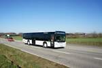 Bus Rheinland-Pfalz / Verkehrsverbund Rhein-Neckar: Neoplan Centroliner Ü (KL-EC 67) von Schary-Reisen GbR, aufgenommen im Februar 2023 in der Nähe von Mehlingen, einer Ortsgemeinde der