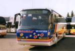 Neoplan Transliner N316/3 KL, aufgenommen im Mai 1998 auf dem Gelnde der Neoplan NL Rhein Ruhr in Oberhausen.