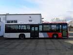 Scania Citywide Vorführwagen zum Test bei der MVVG in Friedland am 29.02.2020