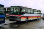 Setra S215 UL, ex Westfalenbus, aufgenommen im Mai 2001 im GWZ der Evobus NL in Dortmund.