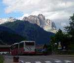 Trentino Trasporti Cavelese, Setra SG 321 UL (Nr. 1969/CY-372KM) 10. Juli 2014 in Vigo di Fassa.