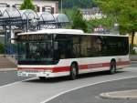 Behringer - Setra WT.AB 615 unterwegs als Schulbus bei den Bushaltestellen in Waldshut am 20.05.2010
