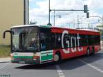 Setra 319 NF der Barnimer Busgesellschaft in Eberswalde am 09.06.2016