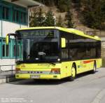 Regionalbus der Zillertalbahnen pausiert mit seinem Chauffeur in Maurach.