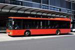 Bus Koblenz: Setra S 315 NF vom Busunternehmen Dillschnitter, aufgenommen im September 2020 am Hauptbahnhof in Koblenz.