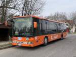 Setra 315 NF der MVVG in Alt Schwerin am 03.03.2024