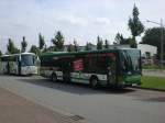 Setra S 300er-Serie NF auf Betriebsfahrt am ZOB in Kappeln.