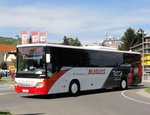 Setra Überlandbus der 400er-Serie von Blaguss Reisen aus Wien in Krems gesehen.