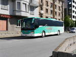 Reisebus Setra 415 UL unterwegs in Sion am 09.05.2017