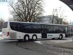 Setra 418 LE Business von Regionalbus Rostock in Güstrow am 18.01.2017