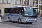 Setra S 415 UL von Sonnenscheinreisen im Lienedienst in der Stadt Bozen unterwegs.