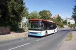 Bus Eisenach / Bus Wartburgkreis: Setra S 415 LE business (EA-WM 25) vom Verkehrsunternehmen Wartburgmobil (VUW), aufgenommen im September 2019 im Stadtgebiet von Eisenach.