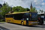 VV 2112, Setra S 418 LE, von Voyages Vandivinit, steht auf dem Busbparkplatz in der Stadt Luxemburg.