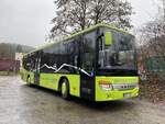 Igelbus vom Busunternehmen Martin Pfeffer, Grafenau im Dezember 2020