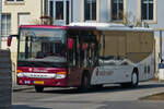 VU 4104, Setra S 415 LE von Emile Weber, ist soeben am Busbahnhof in Grevenmacher angekommen. 03.2022 