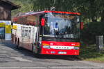 Setra S 400er-Serie NF von Regionalverkehr Oberbayern (M-RV 6014) am Bhf. Kochel am See. Aufgenommen 30.8.2022.